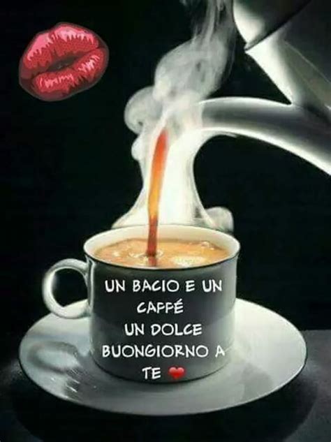 buongiorno con un caffè